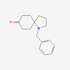 molecular formula C16H21NO B1376351 1-Benzyl-1-azaspiro[4.5]decan-8-one CAS No. 1202072-52-3