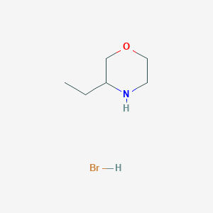 molecular formula C6H14BrNO B1376353 3-Ethylmorpholine hydrobromide CAS No. 1559063-99-8
