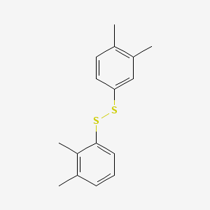 molecular formula C16H18S2 B13763542 Disulfide, 2,3-dimethylphenyl 3,4-dimethylphenyl CAS No. 65087-16-3