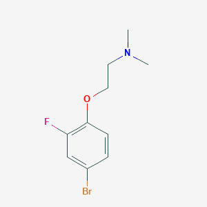 2-(4-bromo-2-fluorophenoxy)-N,N-dimethylethanamine