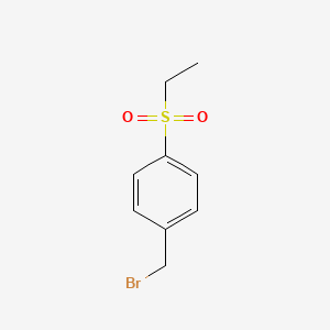 molecular formula C9H11BrO2S B1376365 1-(Bromomethyl)-4-(ethylsulfonyl)benzene CAS No. 90561-19-6