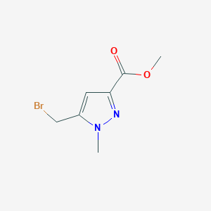 5-Bromomethyl-1-methyl-1H-pyrazole-3-carboxylic acid methyl ester