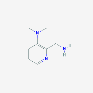 2-(aminomethyl)-N,N-dimethylpyridin-3-amine