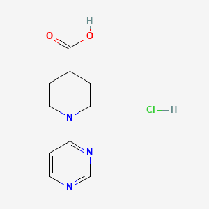 1-(Pyrimidin-4-yl)piperidine-4-carboxylic acid hydrochloride