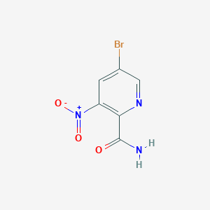 5-Bromo-3-nitropyridine-2-carboxamide