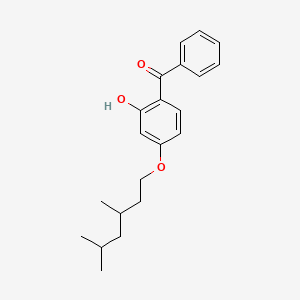 molecular formula C21H26O3 B13763803 Methanone, [4-[(3,5-dimethylhexyl)oxy]-2-hydroxyphenyl]phenyl- CAS No. 67845-91-4