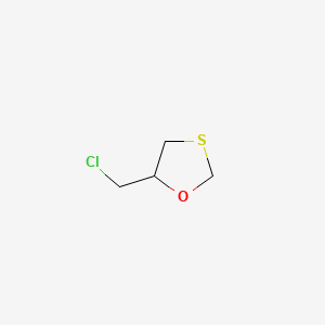 molecular formula C4H7ClOS B13763844 5-(Chloromethyl)-1,3-oxathiolane CAS No. 58327-00-7