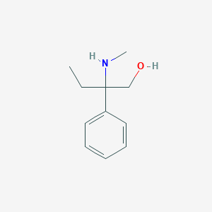molecular formula C11H17NO B137639 2-甲基氨基-2-苯基丁醇 CAS No. 78483-47-3