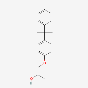 molecular formula C18H22O2 B13763956 1-(p-(alpha,alpha-Dimethylbenzyl)phenoxy)propan-2-ol CAS No. 56949-68-9