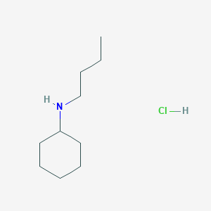 molecular formula C10H22ClN B1376396 N-butylcyclohexanamine hydrochloride CAS No. 61278-99-7