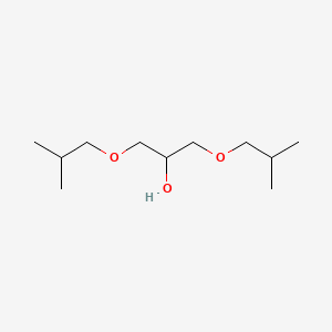 molecular formula C11H24O3 B13763979 1,3-Bis(2-methylpropoxy)propan-2-ol CAS No. 53146-47-7