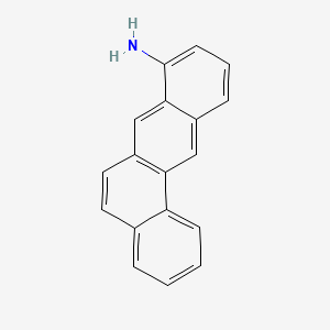 molecular formula C18H13N B13763985 BENZ(a)ANTHRACEN-8-AMINE CAS No. 56961-60-5
