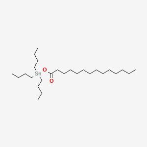 molecular formula C26H54O2Sn B13764025 Tributyl(myristoyloxy)stannane CAS No. 5035-68-7