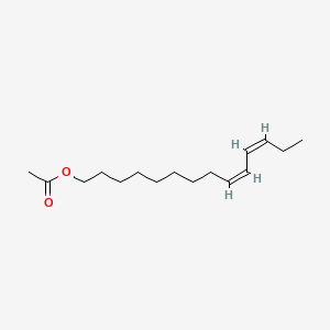 molecular formula C16H28O2 B13764031 (Z,Z)-Tetradeca-9,11-dienyl acetate CAS No. 54664-97-0