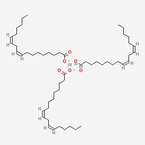 molecular formula C54H93AlO6 B13764039 Aluminium trilinoleate CAS No. 645-17-0