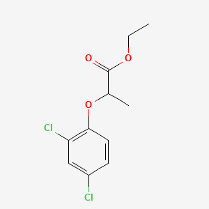 molecular formula C11H12Cl2O3 B13764047 Ethyl 2-(2,4-dichlorophenoxy)propionate CAS No. 58048-39-8