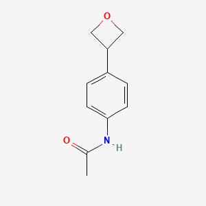molecular formula C11H13NO2 B1376407 N-(4-(Oxetan-3-YL)phenyl)acetamide CAS No. 1380292-54-5