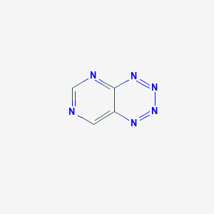 molecular formula C4H2N6 B13764173 Pyrimido[4,5-E][1,2,3,4]tetrazine CAS No. 6133-70-6