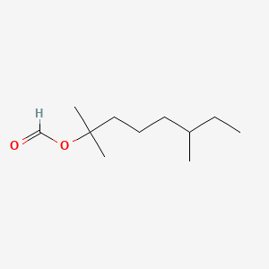 molecular formula C11H22O2 B13764217 2,6-Dimethyloctan-2-yl formate CAS No. 72785-17-2