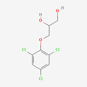 molecular formula C9H9Cl3O3 B13764274 3-(2,4,6-Trichlorophenoxy)propane-1,2-diol CAS No. 5112-23-2