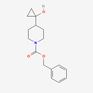 Benzyl 4-(1-hydroxycyclopropyl)piperidine-1-carboxylate