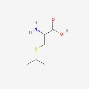 molecular formula C6H13NO2S B13764343 L-Cysteine, S-(1-methylethyl)- CAS No. 5443-40-3