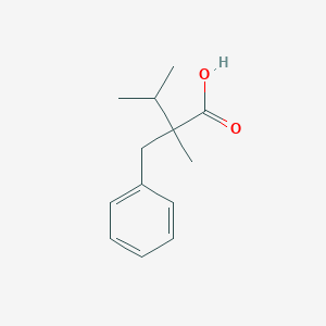 2-Benzyl-2,3-dimethylbutanoic acid