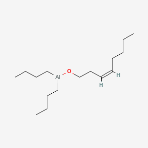molecular formula C16H33AlO B13764410 Dibutyl-cis-3-octenyloxyaluminum CAS No. 68892-20-6