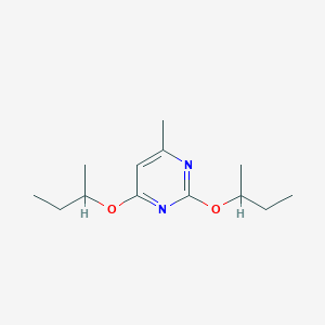 molecular formula C13H22N2O2 B13764451 2,4-di-sec-Butoxy-6-methyl-pyrimidine 