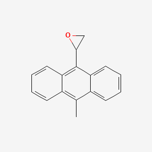 molecular formula C17H14O B13764456 9-Methyl-10-anthryloxirane CAS No. 66842-42-0