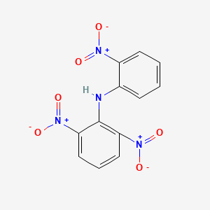 molecular formula C12H8N4O6 B13764461 2,6-Dinitro-N-(2-nitrophenyl)aniline CAS No. 56698-04-5
