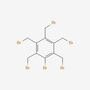 molecular formula C11H10Br6 B13764543 Bromopentakis(bromomethyl)benzene CAS No. 58828-53-8