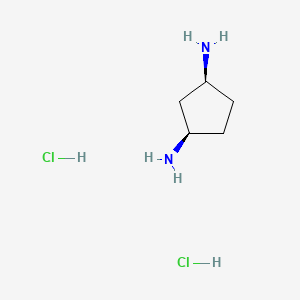 B1376466 cis-Cyclopentane-1,3-diamine dihydrochloride CAS No. 63591-57-1