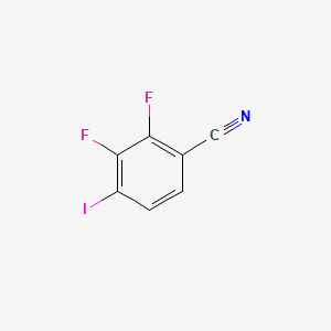 molecular formula C7H2F2IN B1376470 2,3-Difluoro-4-iodobenzonitrile CAS No. 943830-91-9
