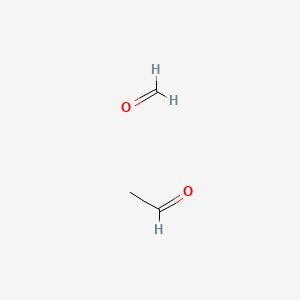 molecular formula C3H6O2 B13764713 Acetaldehyde;formaldehyde CAS No. 68442-60-4