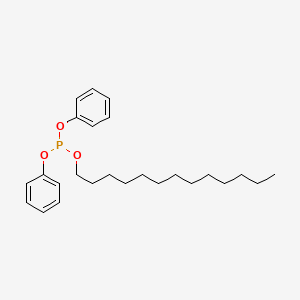 molecular formula C25H37O3P B13764816 Diphenyl tridecyl phosphite CAS No. 60628-17-3