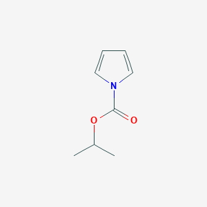 molecular formula C8H11NO2 B13764962 Isopropyl 1H-pyrrole-1-carboxylate 