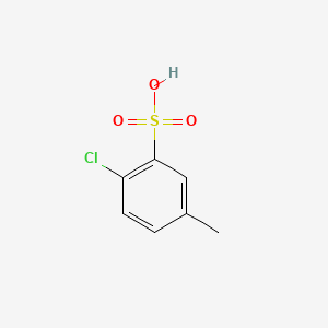 molecular formula C7H7ClO3S B13764967 4-Chlorotoluene-3-sulphonic acid CAS No. 56919-12-1