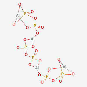 molecular formula Al4O21P6 B13764997 Aluminum pyrophosphate 