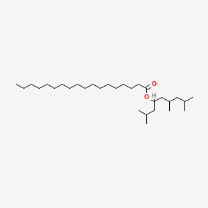 molecular formula C30H60O2 B13765063 3,5-Dimethyl-1-(2-methylpropyl)hexyl stearate CAS No. 68784-91-8
