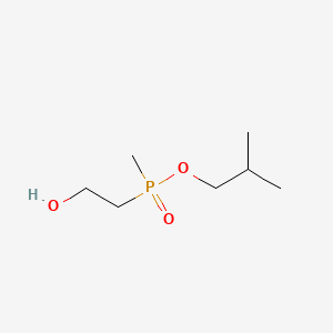 molecular formula C7H17O3P B13765096 Isobutyl (2-hydroxyethyl)methylphosphinate CAS No. 53314-61-7