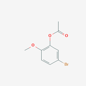 molecular formula C9H9BrO3 B1376515 5-Bromo-2-methoxyphenyl acetate CAS No. 66037-04-5