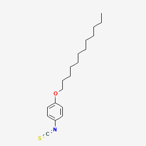 molecular formula C19H29NOS B13765236 p-Dodecyloxyphenylisothiocyanate CAS No. 64047-45-6