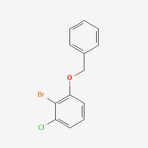 molecular formula C13H10BrClO B1376525 1-(Benzyloxy)-2-bromo-3-chlorobenzene CAS No. 1426958-43-1