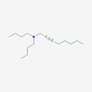 molecular formula C16H31N B13765251 n,n-Dibutyloct-2-yn-1-amine CAS No. 66894-61-9
