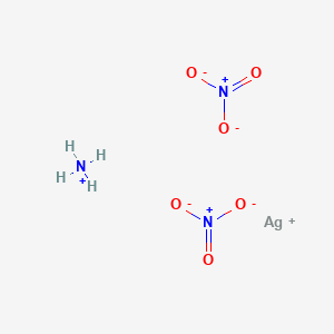 molecular formula AgH4N3O6 B13765272 Silver ammonium nitrate CAS No. 60347-66-2