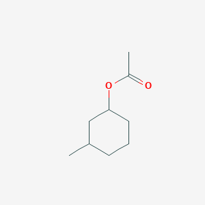 molecular formula C9H16O2 B13765295 3-Methylcyclohexyl acetate CAS No. 50539-20-3