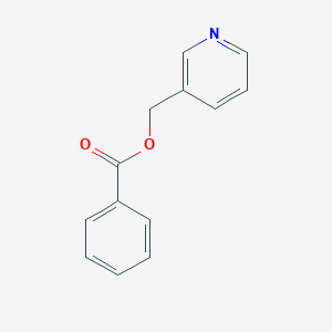 molecular formula C13H11NO2 B13765324 Benzoic acid-[3]pyridylmethyl ester 