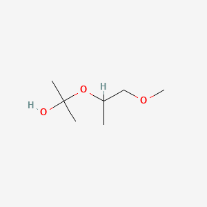 molecular formula C7H16O3 B13765361 2-(1-Methoxypropan-2-yloxy)propan-2-ol CAS No. 55956-22-4