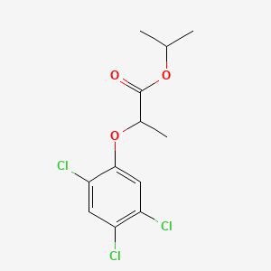 molecular formula C12H13Cl3O3 B13765409 Isopropyl 2-(2,4,5-trichlorophenoxy)propionate CAS No. 51550-58-4